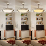48 inch reversible ceiling fan with LED light with dimensions shown for installation