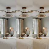 36 inch reversible ceiling fan with LED light shown as a clean product view