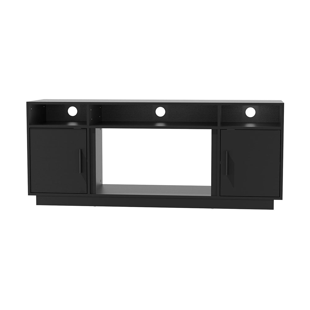 30Inch Electric Fireplace with TV Stand | Large Media Cabinet with 24 Colour Options