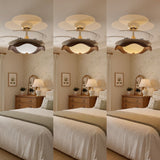 42 inch reversible ceiling fan with LED light with dimensions shown for installation