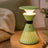 retro funnel cordless table lamp with a warm diffused glow
