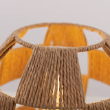 Handwoven Jute Globe Table Lamp - Eco-friendly Spherical Bedside Desk Lighting