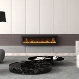 40"/50"/60" LED Flame Wall-Mounted Electric Fireplace with Remote