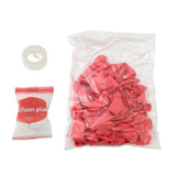 50pcs Wedding macaron monochrome Balloon Chain set-Red Living and Home 