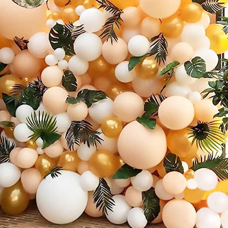 50pcs Wedding Birthday Background Wall Scene Decoration Balloon Combination Set 4 Living and Home 