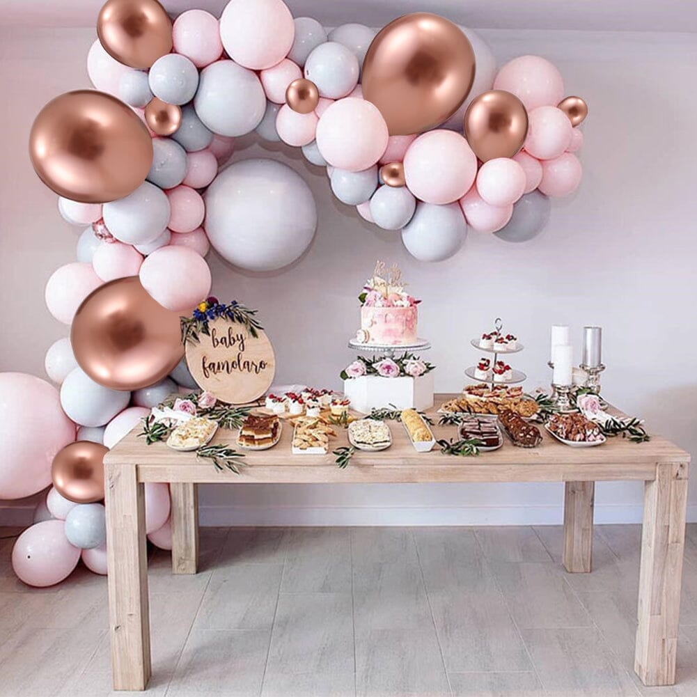 60pcs Wedding and Birthday Decoration Polka Dot Balloon Set 2 Living and Home 