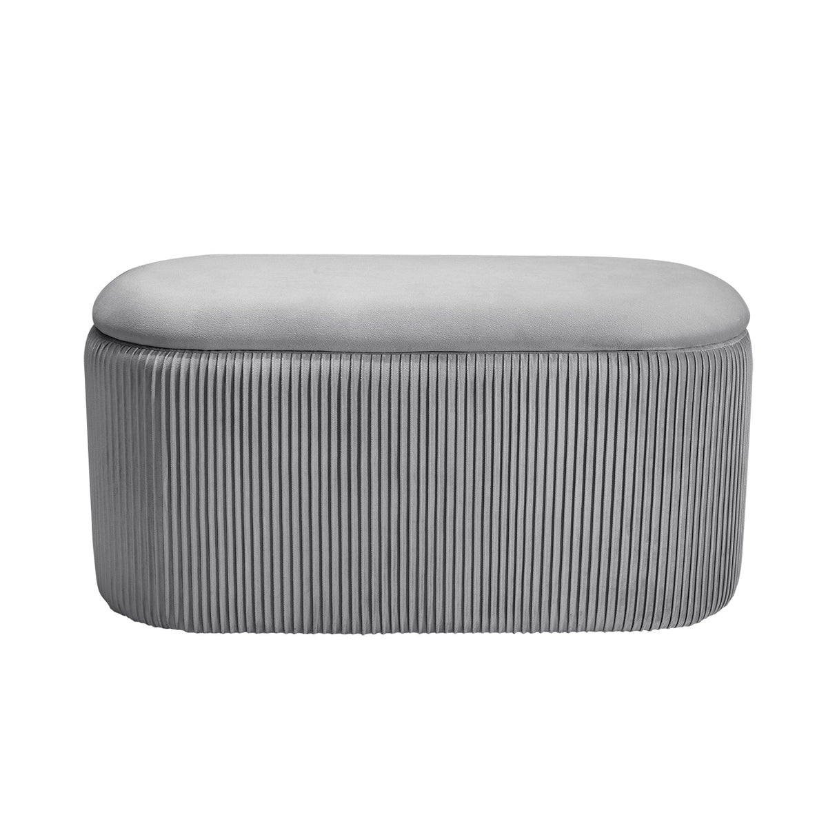 Modern Pleated Storage Ottoman