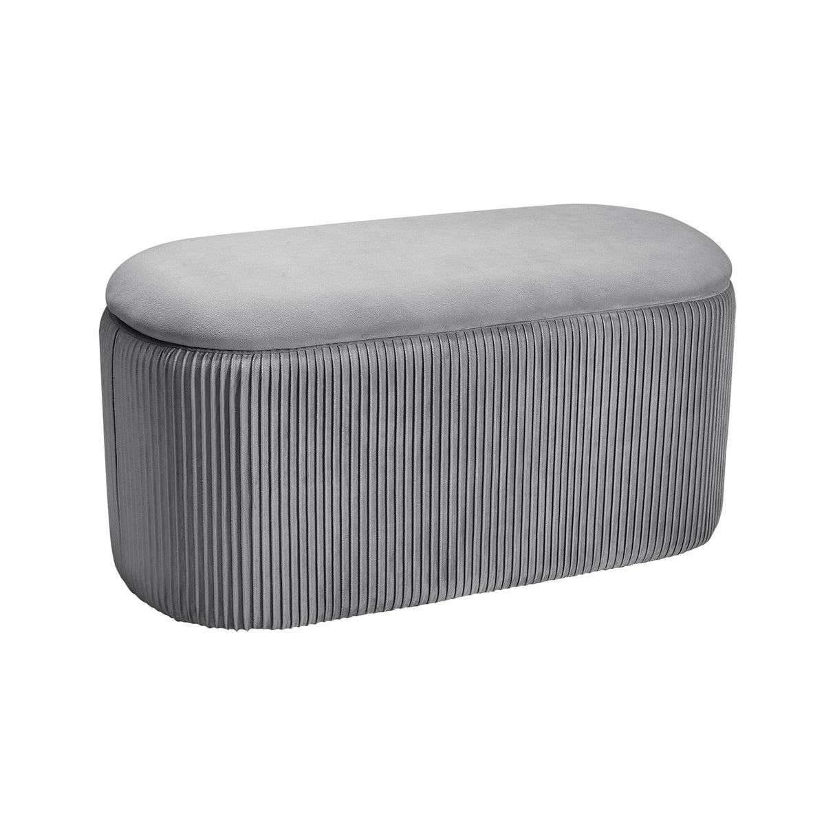 Modern Pleated Storage Ottoman