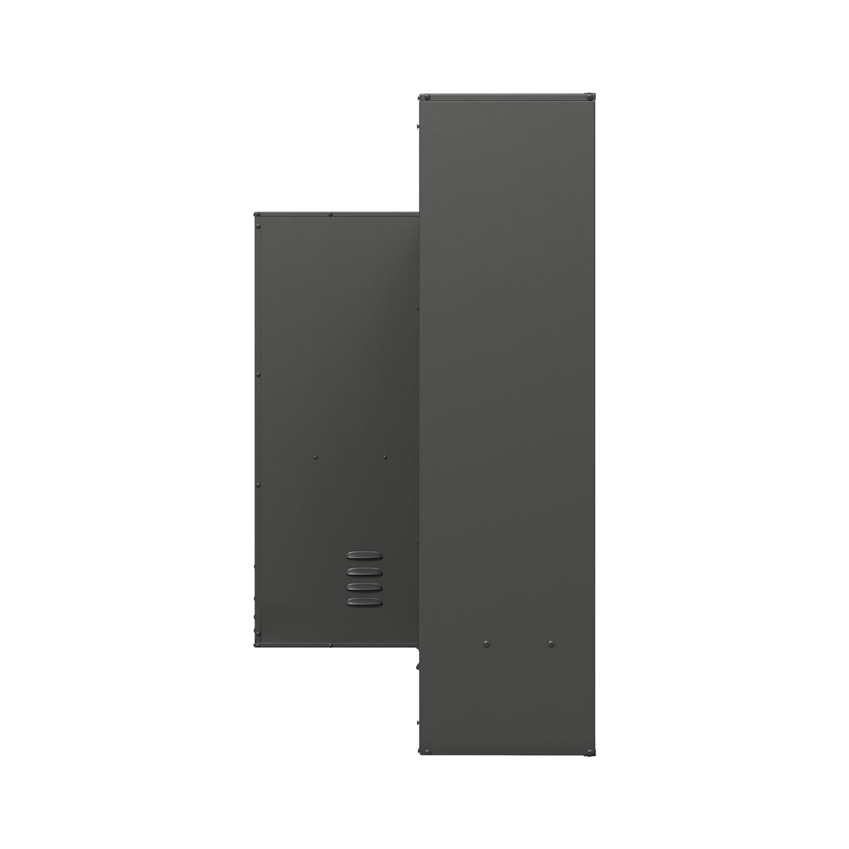 117cm/150cm L-Shaped Electric Fireplace – WiFi Control, LED Display, Resin Logs & Crystal Stones with Heating