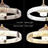 Ceiling fan light remote control for 6 speeds, timer and colour temperature settings