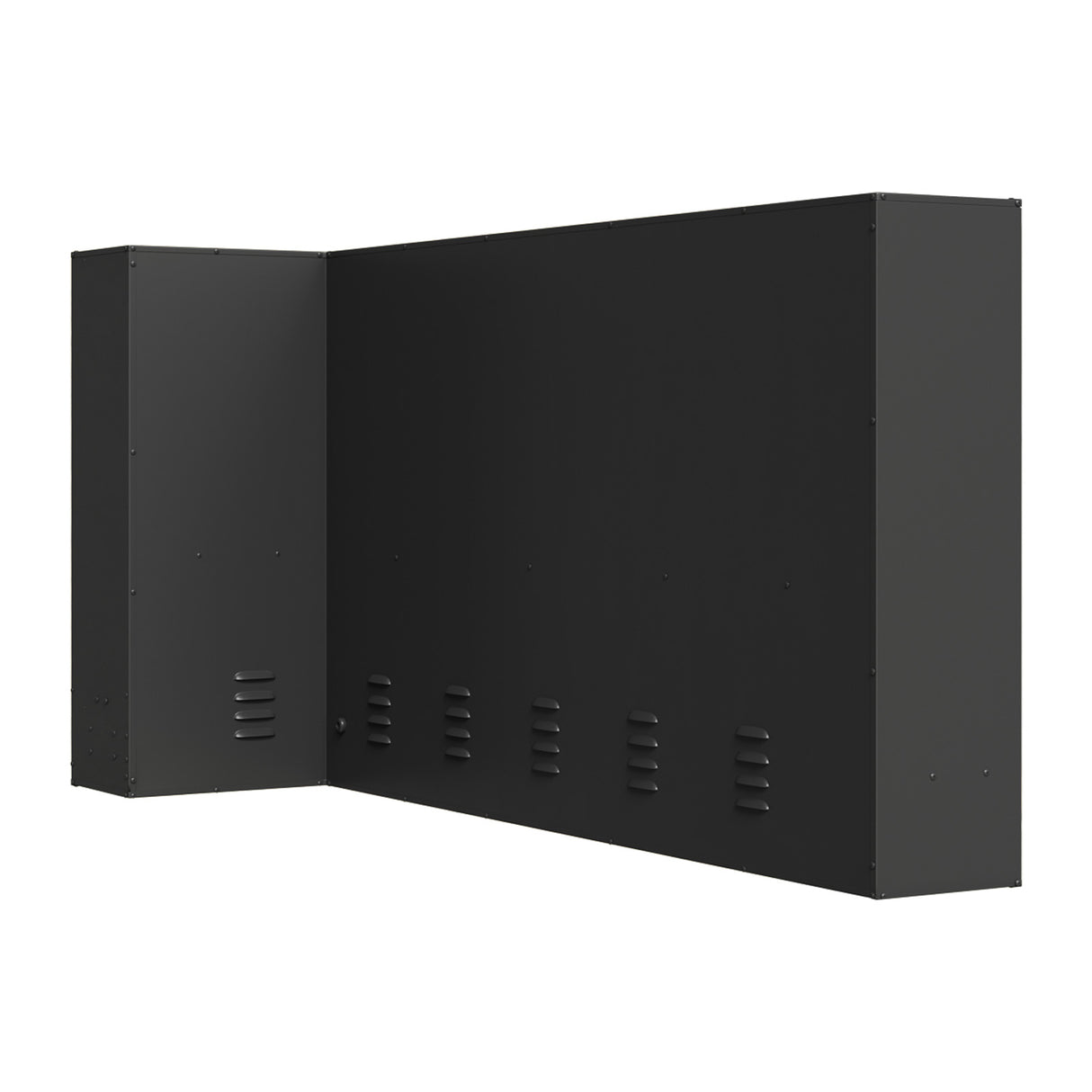 117cm/150cm L-Shaped Electric Fireplace – WiFi Control, LED Display, Resin Logs & Crystal Stones with Heating