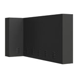 117cm/150cm L-Shaped Electric Fireplace – WiFi Control, LED Display, Resin Logs & Crystal Stones with Heating