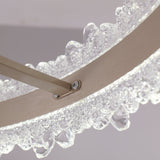 Close-up detail of Modern Gold Halo Ceiling Fan Light with Remote, 6 Speeds & 3 Colour