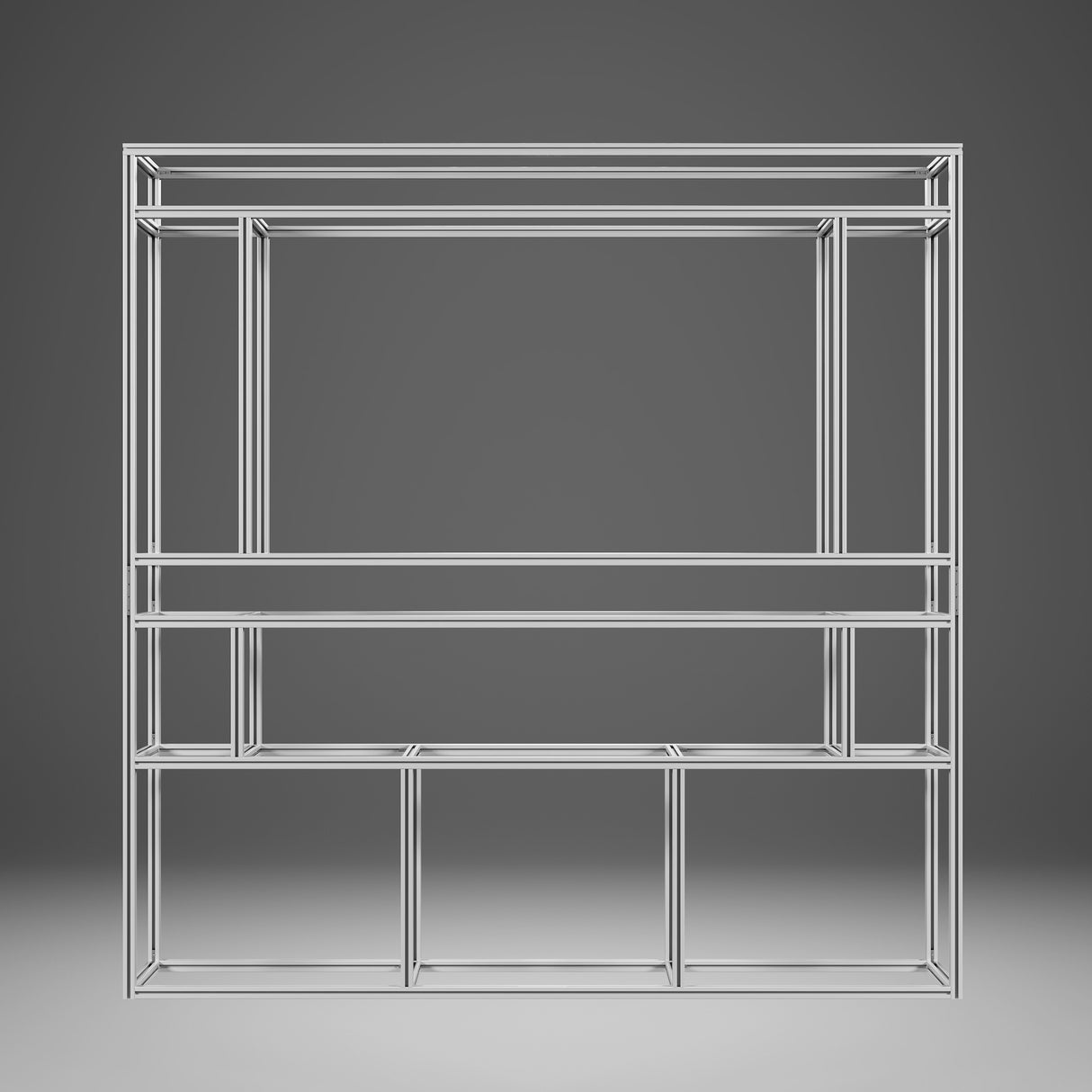 Upgraded Quick-Fit Aluminium Media Wall Frame