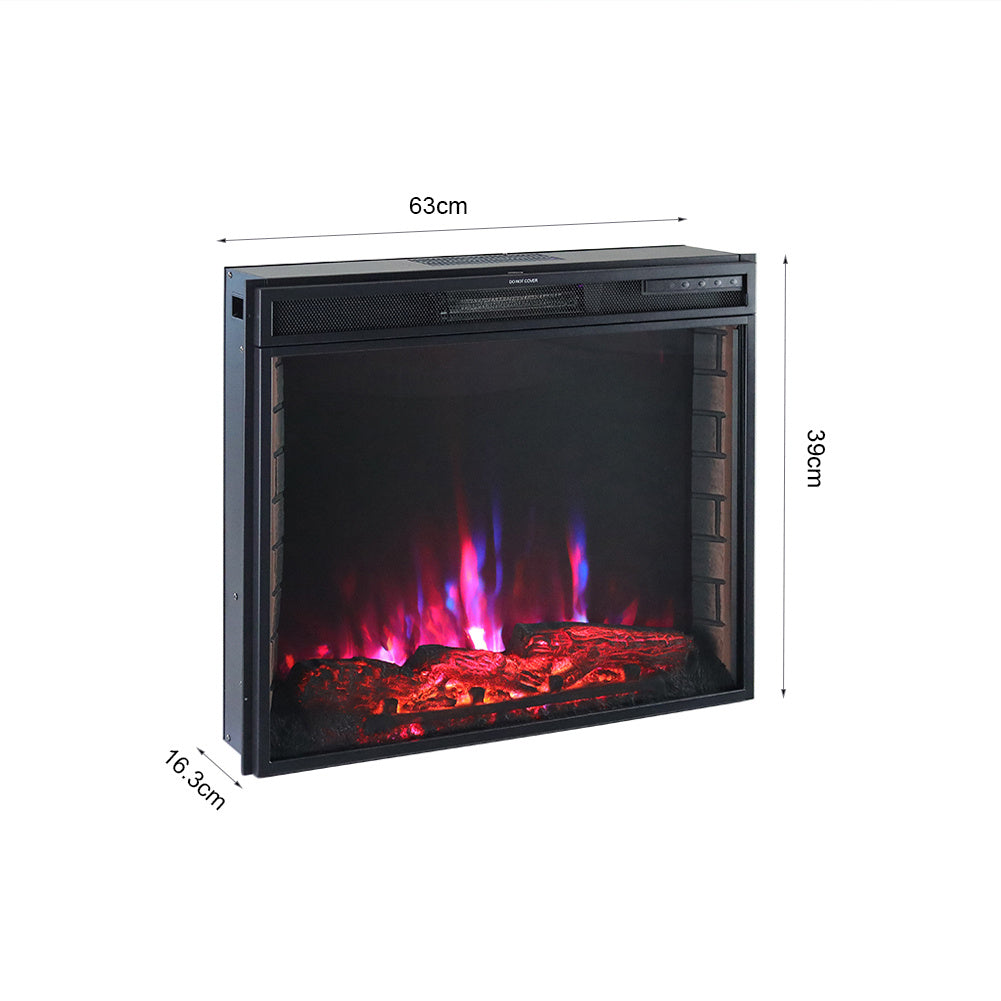 24 Inch Universal Small Electric LED Fireplace Insert