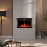 24 Inch Universal Small Electric LED Fireplace Insert