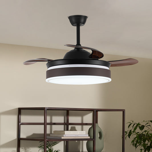 Modern Ceiling Fan with Light and Remote Control
