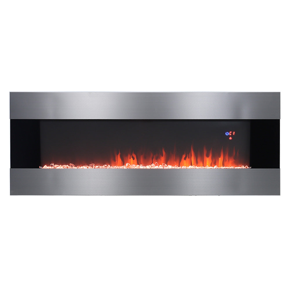 Wall Mounted Electric Fireplace with Multi-color Flames