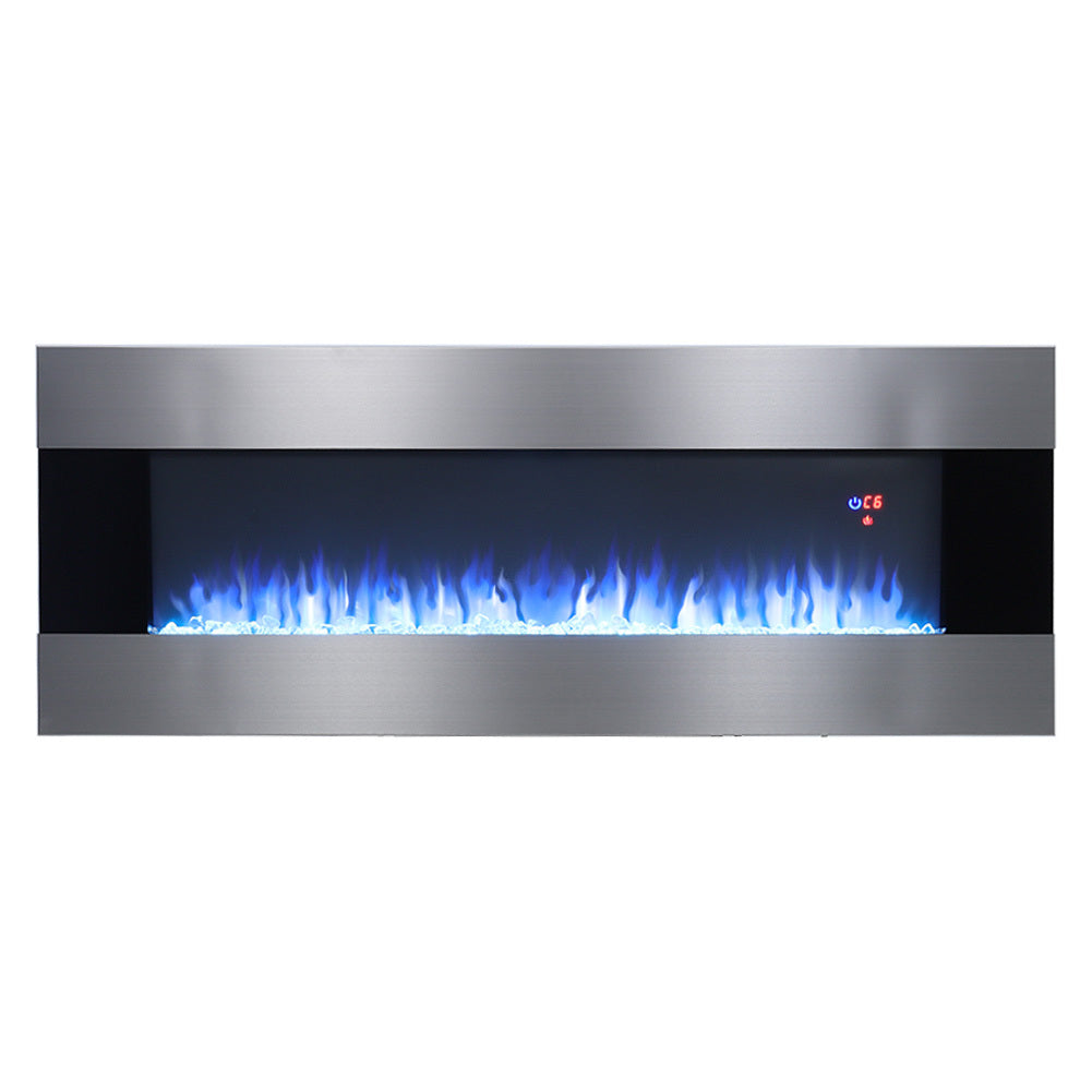 Wall Mounted Electric Fireplace with Multi-color Flames