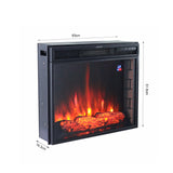 24 Inch Universal Small Electric LED Fireplace Insert