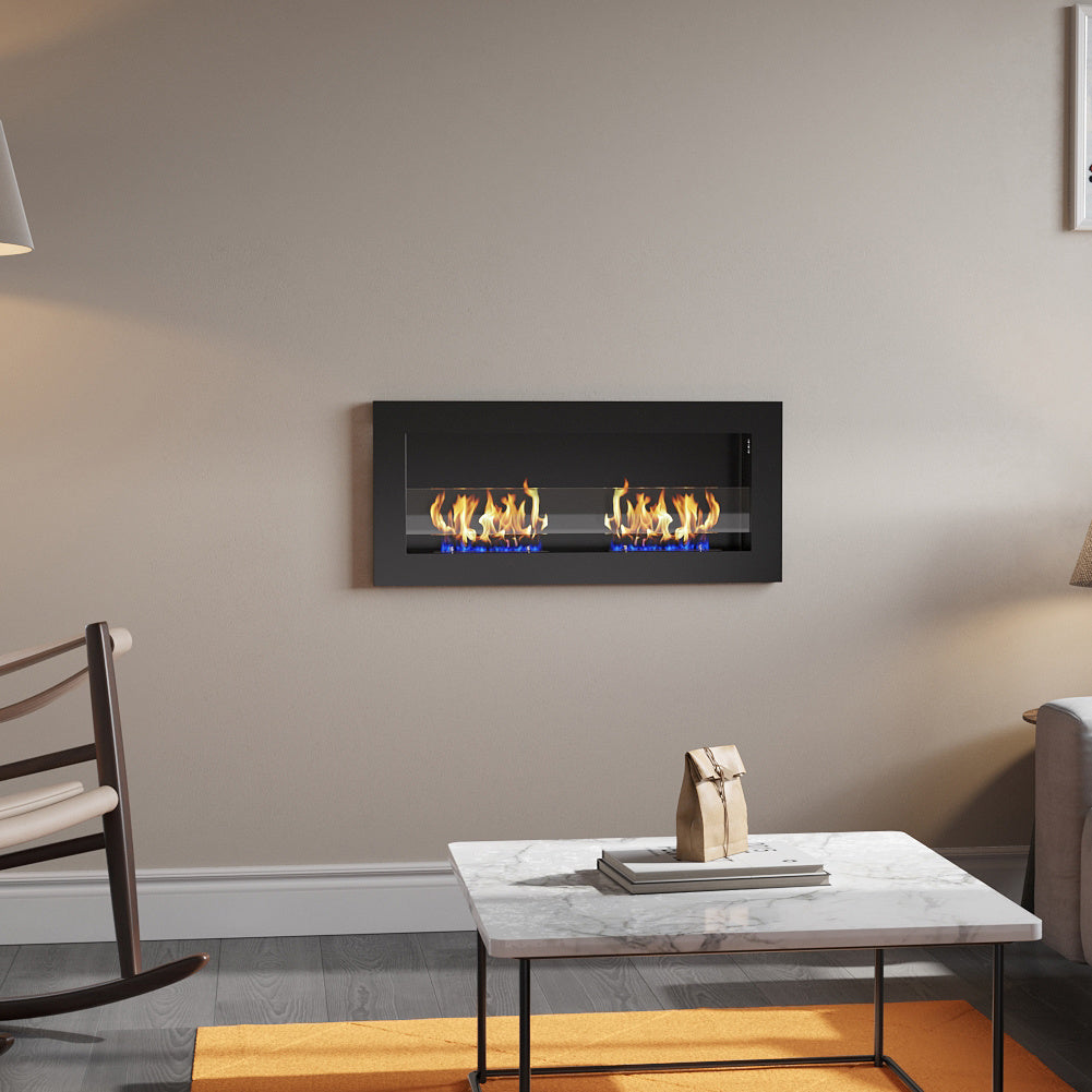 Eco-Friendly Bioethanol Fireplace Wall-Mounted