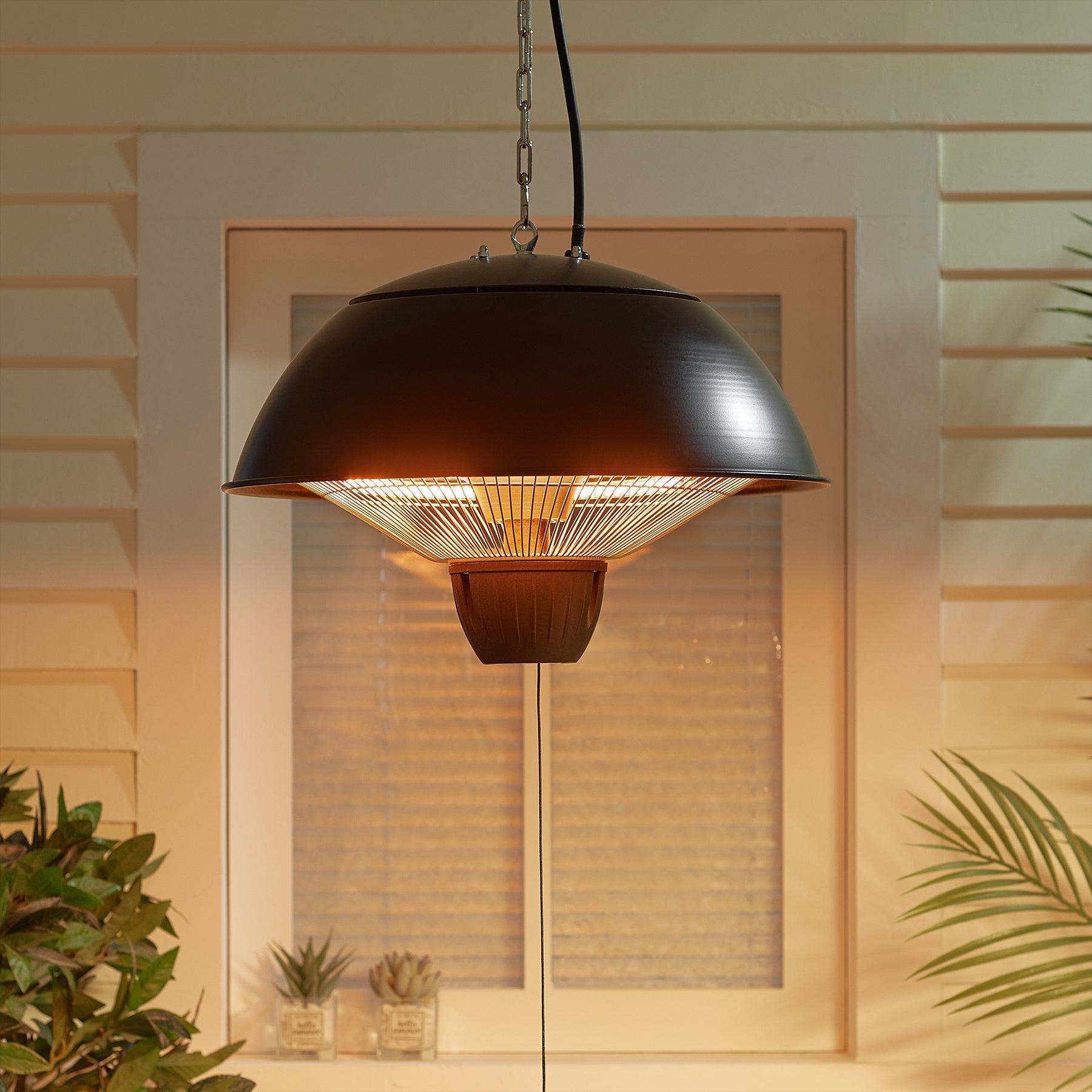 Powerful Adjustable 750 1500W Electric Hanging Patio Heater
