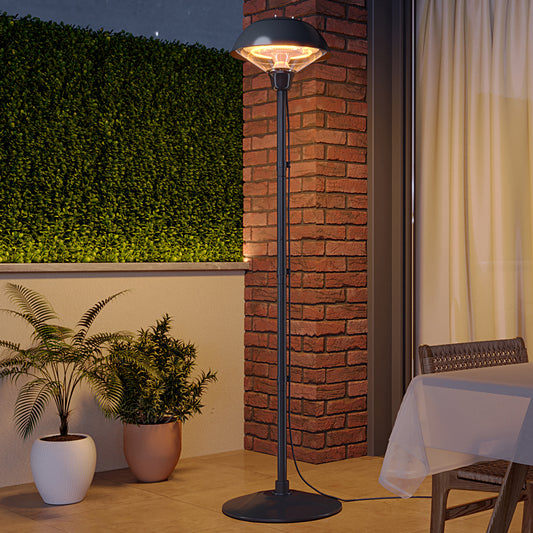 Electric Mushroom Garden Patio Heater Free Standing Outdoor&Indoor 1500W