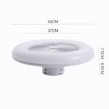 Round Acrylic LED Ceiling Light Fan with Remote Control