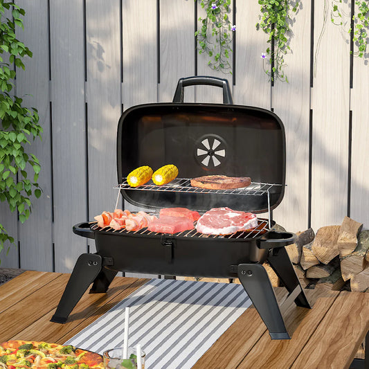 Portable Charcoal Grill BBQ for Outdoor Patio