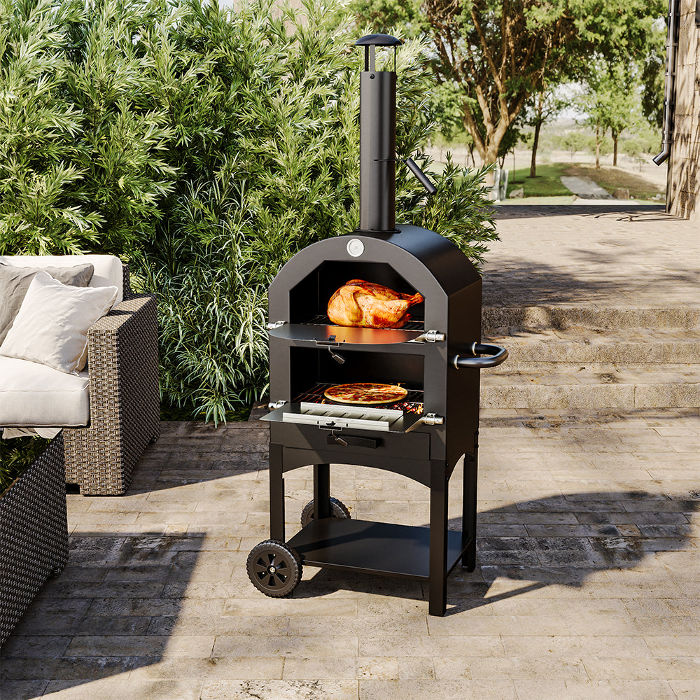 Pizza oven for bbq grill best sale