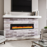 Livingroom Linear Wall Mounted Electric Fireplace with LED Flames