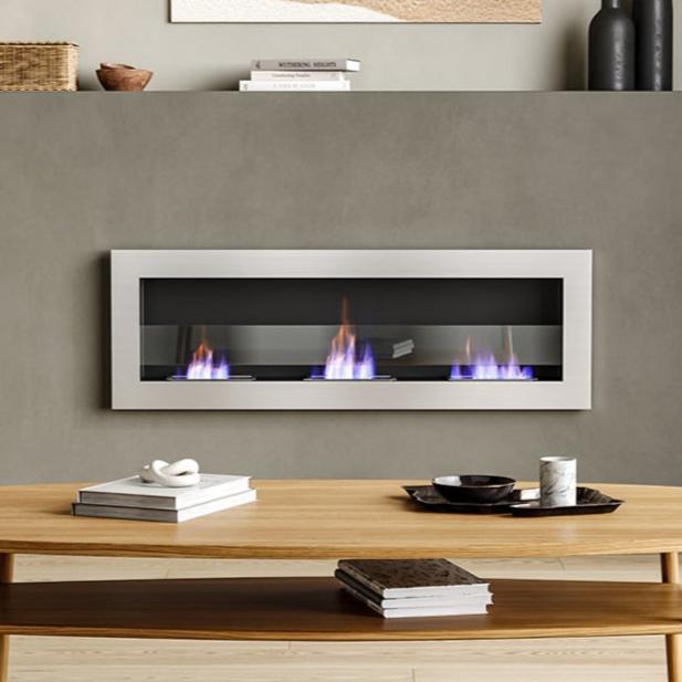 Eco-Friendly Bioethanol Fireplace Wall-Mounted