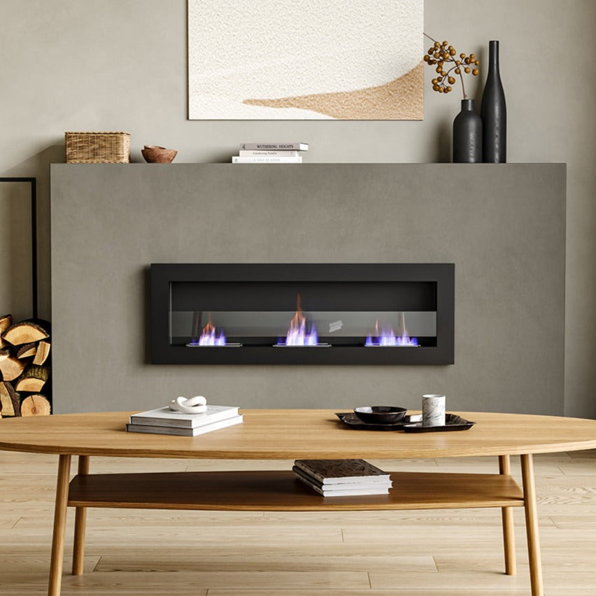 Eco-Friendly Bioethanol Fireplace Wall-Mounted