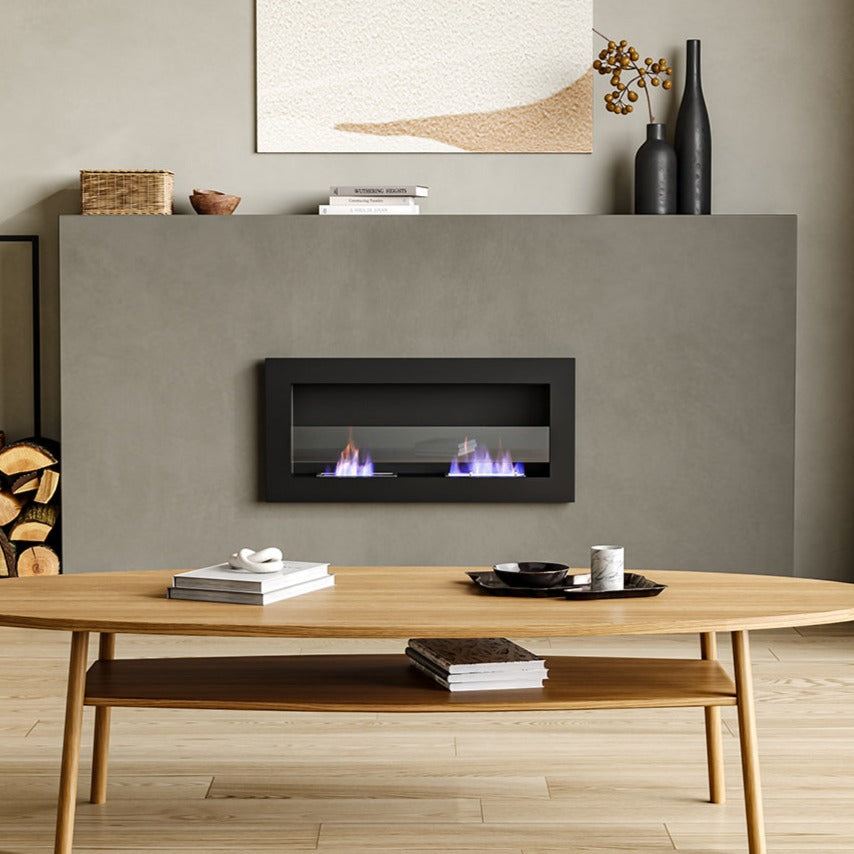 Eco-Friendly Bioethanol Fireplace Wall-Mounted