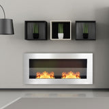 Eco-Friendly Bioethanol Fireplace Wall-Mounted