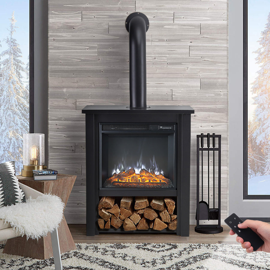 30 Inch Realistic 6-Color Log Flame Fireplaces – Smallbee UK