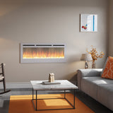 2000w Media Wall Fireplace with Realistic LED Flames