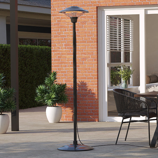 1500W Outdoor Freestanding Halogen Electric Garden Patio Heater