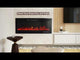 60 Inch Wall-Mounted Electric Fireplace with LED Flame Effects & Remote Control